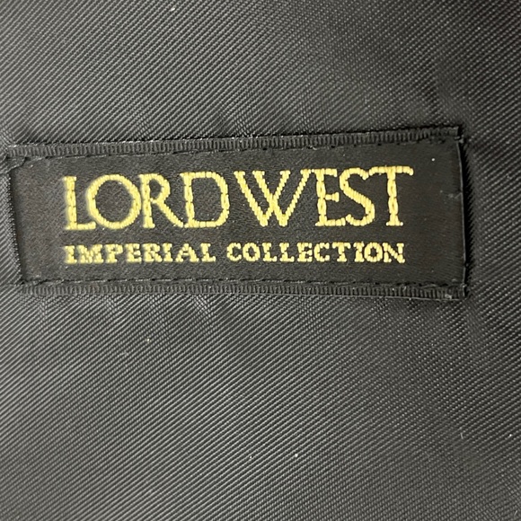 Lord West silk cummerbund black pleated one size - Picture 5 of 5